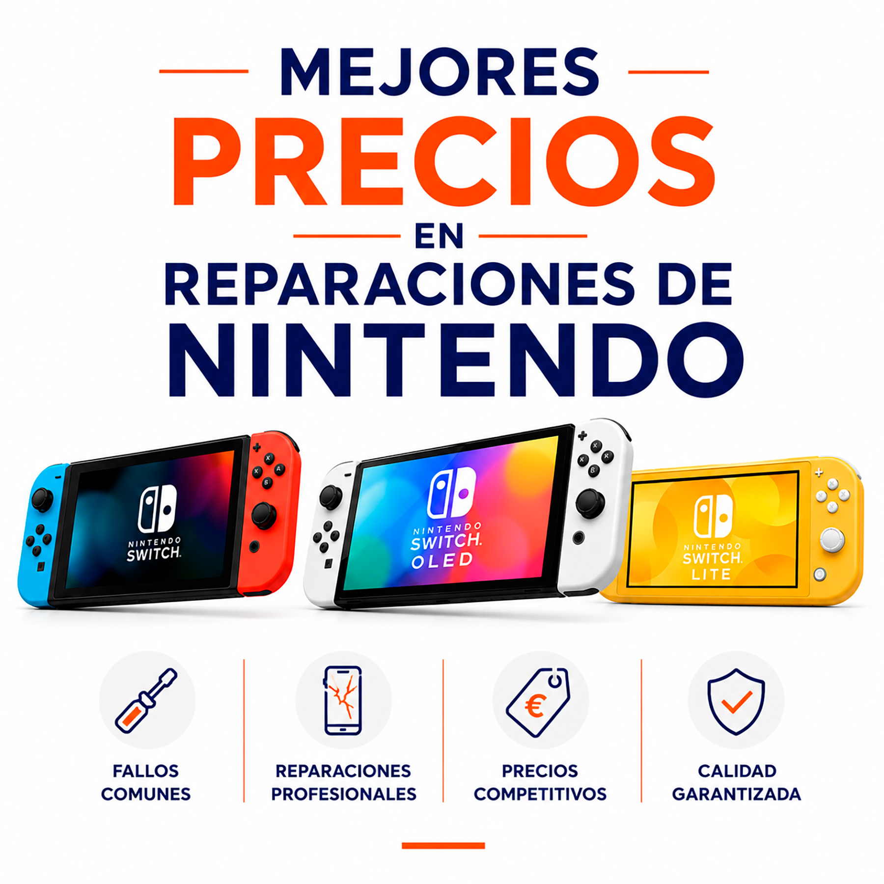 Reparación de Nintendo en servicio técnico especializado